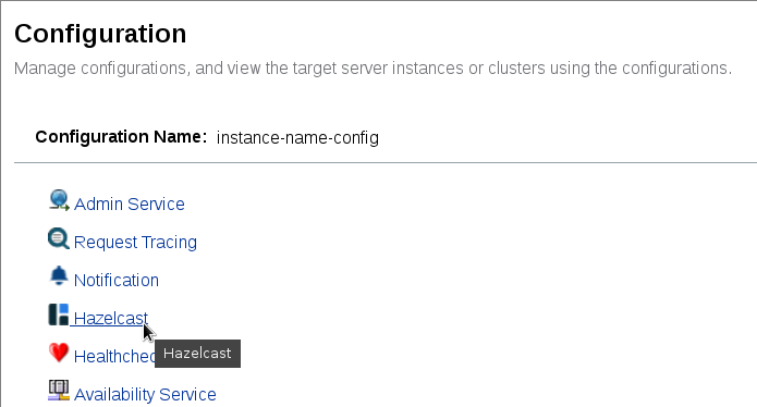 Payara Server 4.1.2.172 Hazelcast Selection