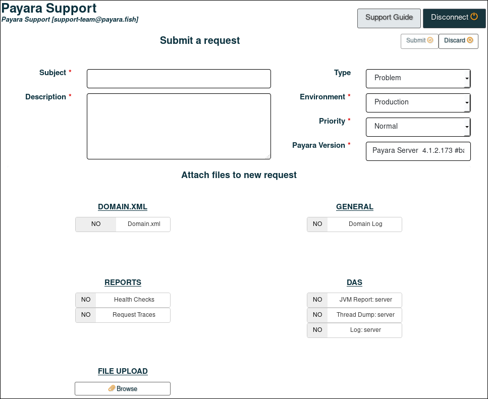 Support Integration Creating Tickets